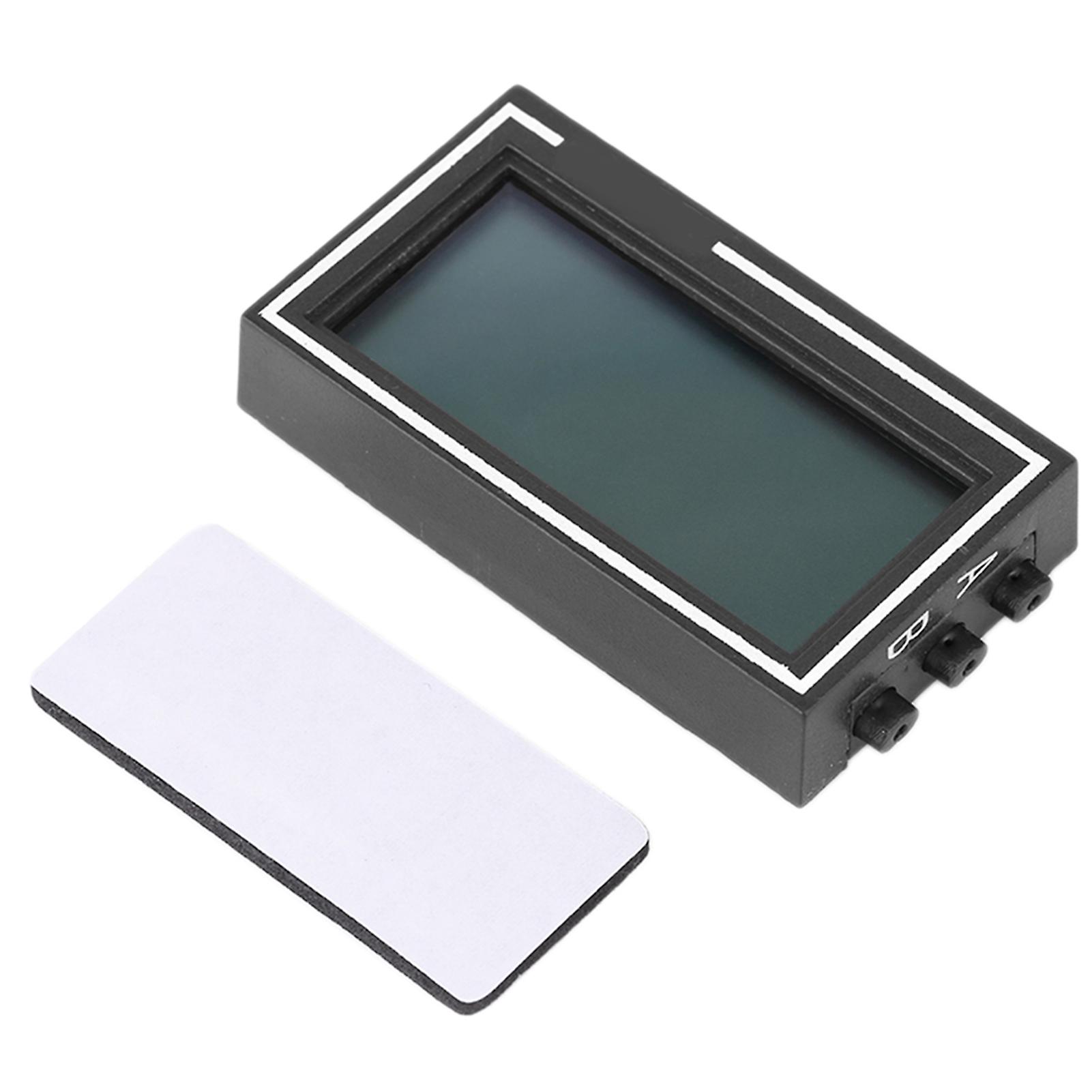 Auto Car Dashboard Desk Digital Clock Time Date LCD Screen Self Adhesive Bracket
