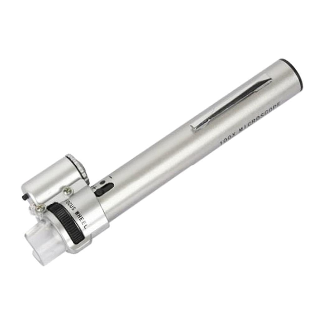 Microscope Magnifier Microscope Magnifier 100X Pen Type Portable Focusing