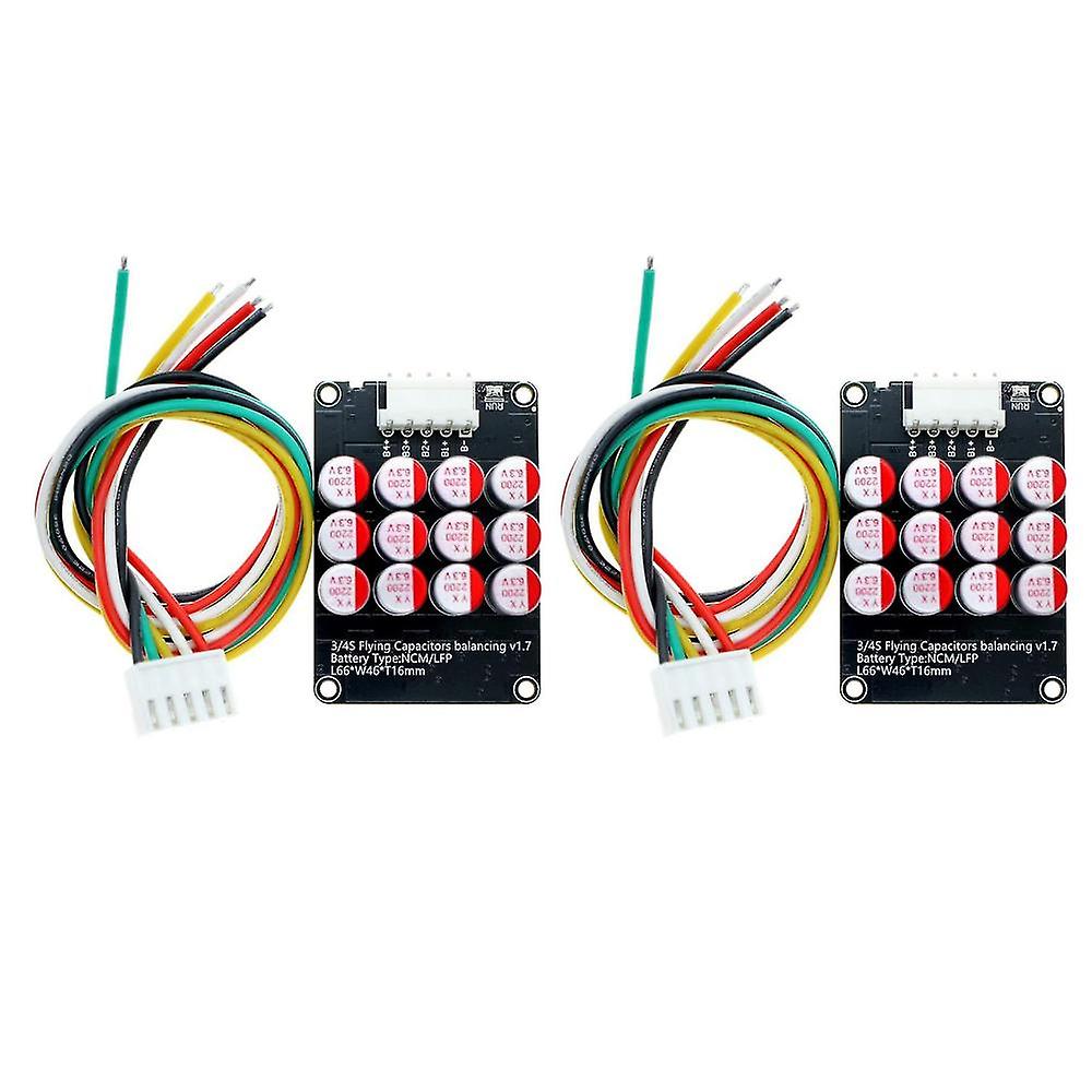 2pcs 4s Active Equalizer Balancer Lifepo4 / / Lto Battery Energy Equalization Capacitor Bms Board