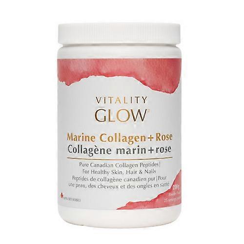 GLOW 海洋胶原蛋白 + 玫瑰，200 克，Vitality Products Inc.（2 件装）