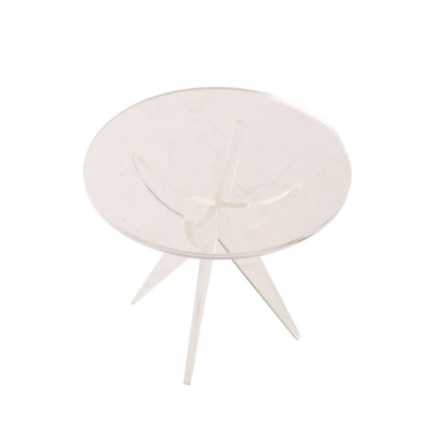 1:6 Dollhouse Teatable Anti-crack Scratch Resistance High Simulation Miniature Food Play Table Toy
