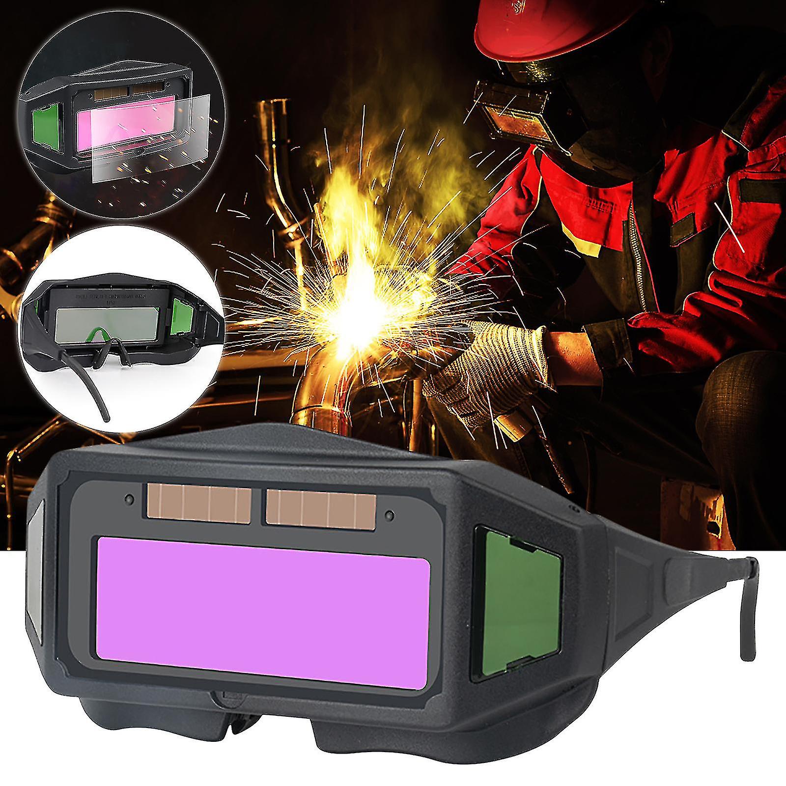 Welding Glasses Automatic Dimming Welder Protective Eye Welding Argon Welding Mask Multi-window Dimming Glasses