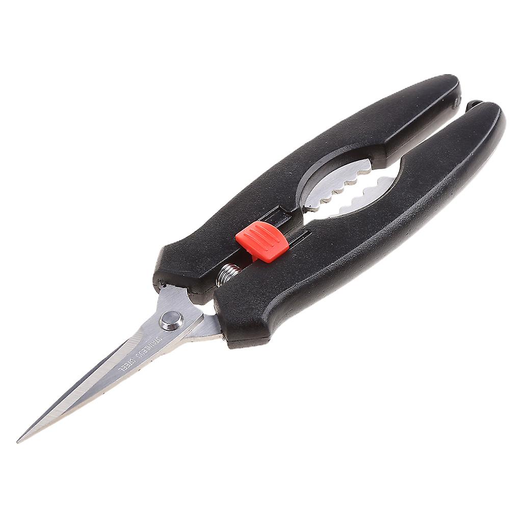 7inch Seafood Scissors with Ergonomic Design Handle Cracker Lobster Prawn Peeler