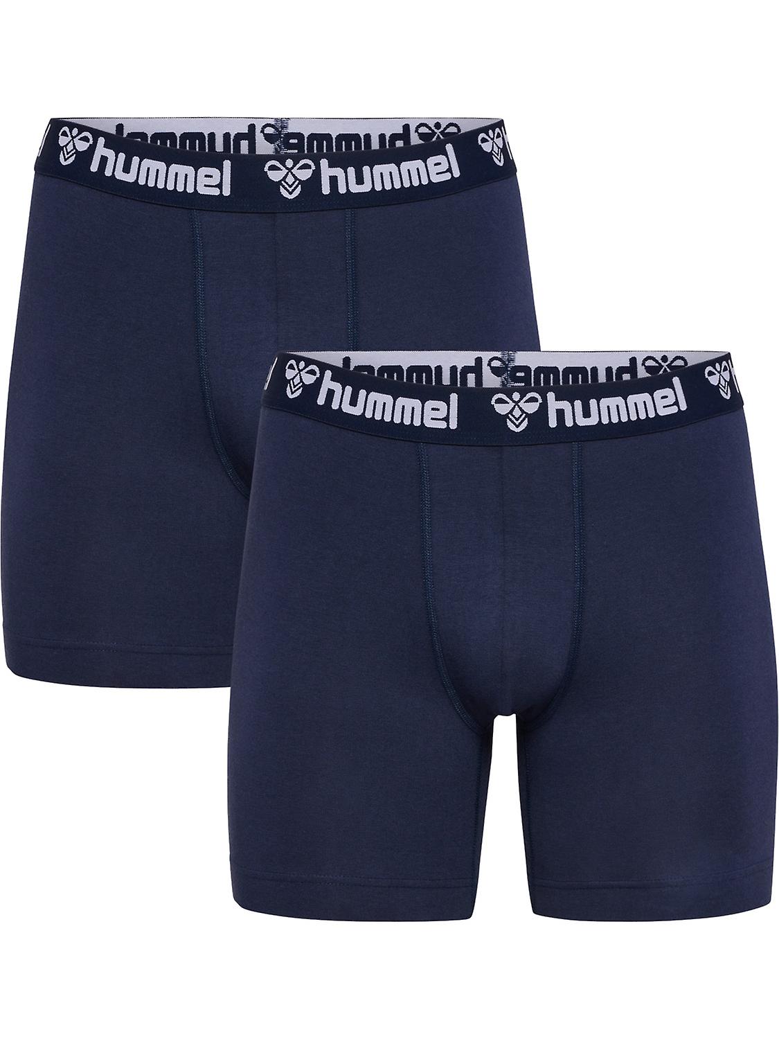 Herren HUMMEL 2-er Stück Pack Retro Boxershorts Trunks Set Unterwäsche HMLBOXERS