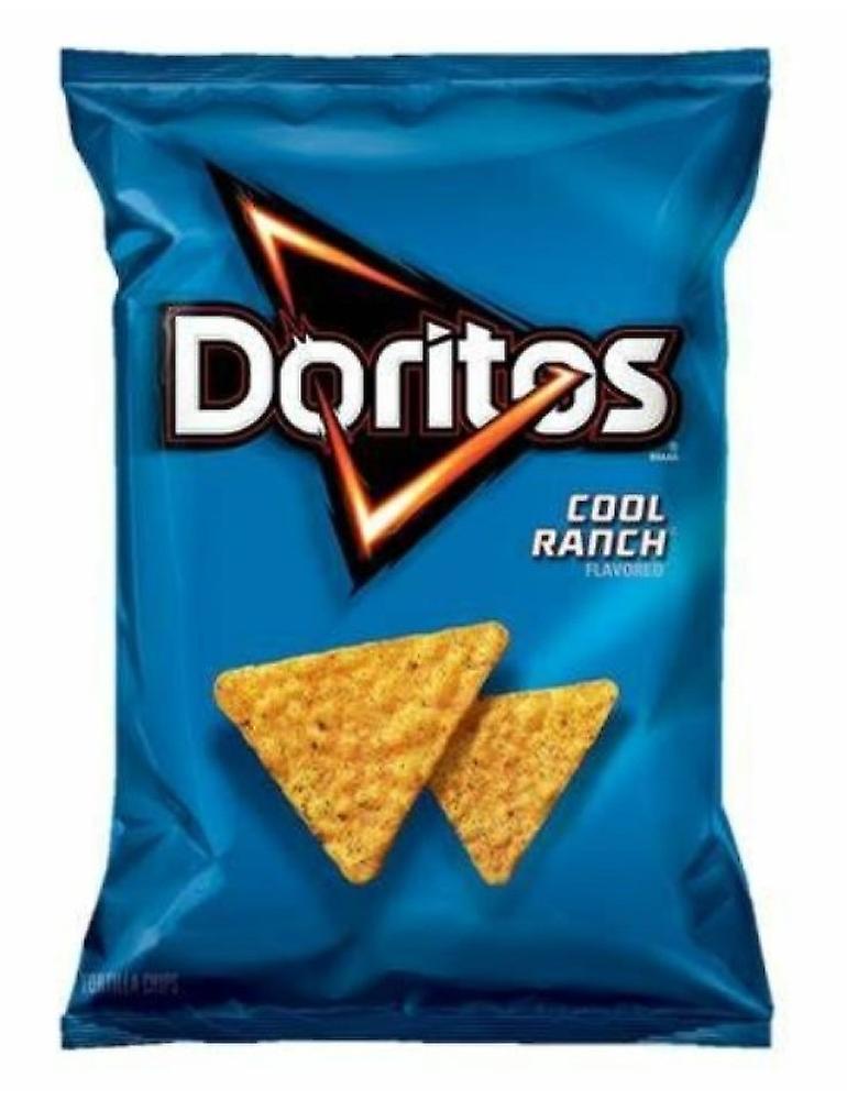 Doritos 122619 Tortilla Chips Cool Ranch Flavored Snack Chips 2.5 oz. Bag, Pack of 1
