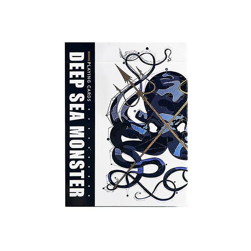 Card Games Portable Poker Cards Lost Deep Sea Monster Playing Cards Decorative Elements With Sea Patterns