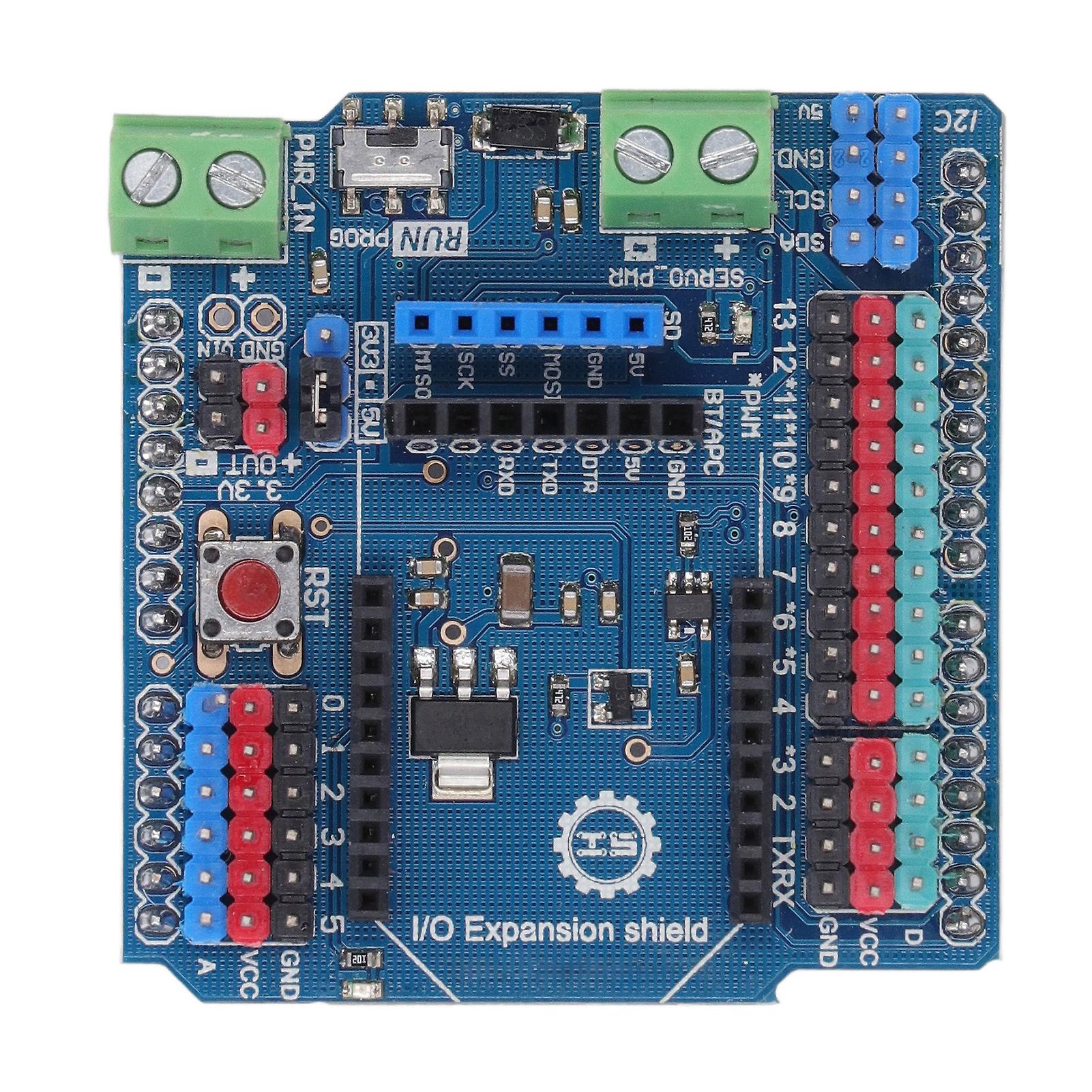 Sensor Expansion Board 14 Digital 6 Analog Ports IO Expansion Module for V7 3.3V 5V