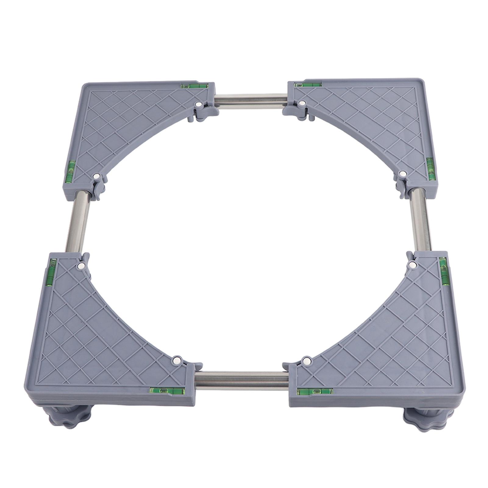 Washing Machine Stand Gray Four-Legged Washing Machine Floor Stand Adjustable Base Bracket for Refrigerator