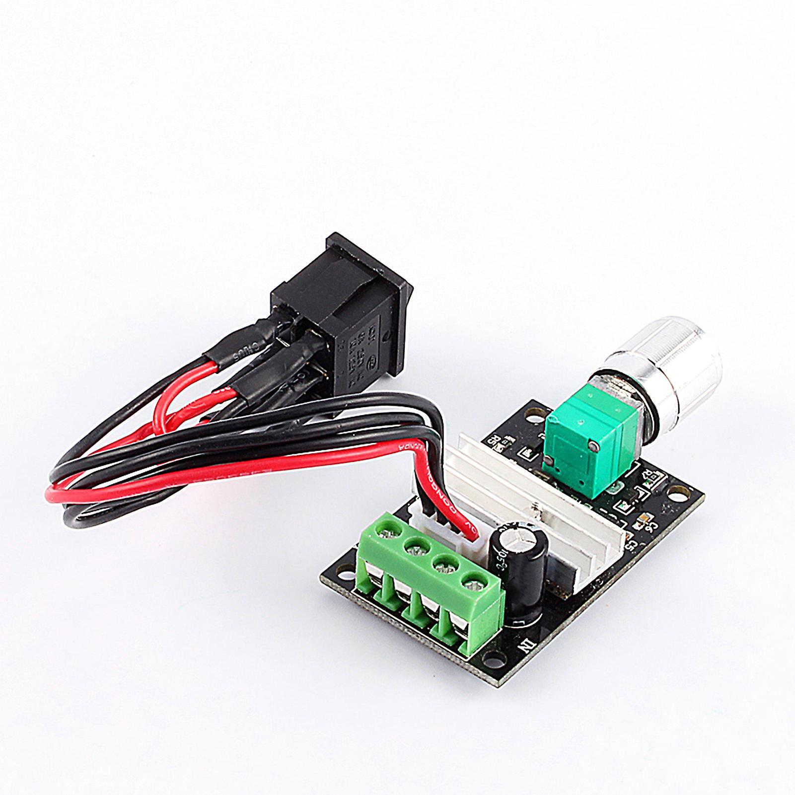6-28V 3A PWM DC Motor Speed Controller Switch 32x50x15mm