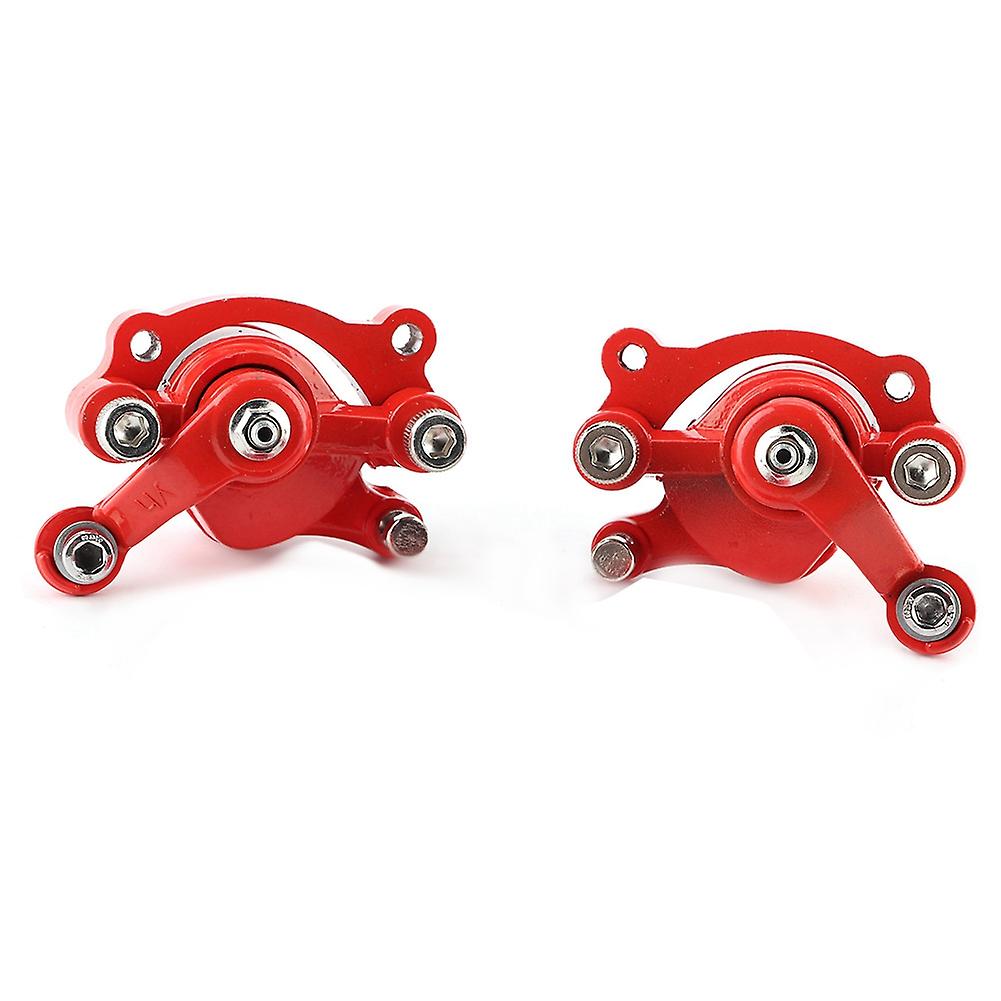 Front + Rear Disc Brake Calipers+Pads 49cc Mini PIT Dirt Quad Pocket Rocket Bike - Foto 9