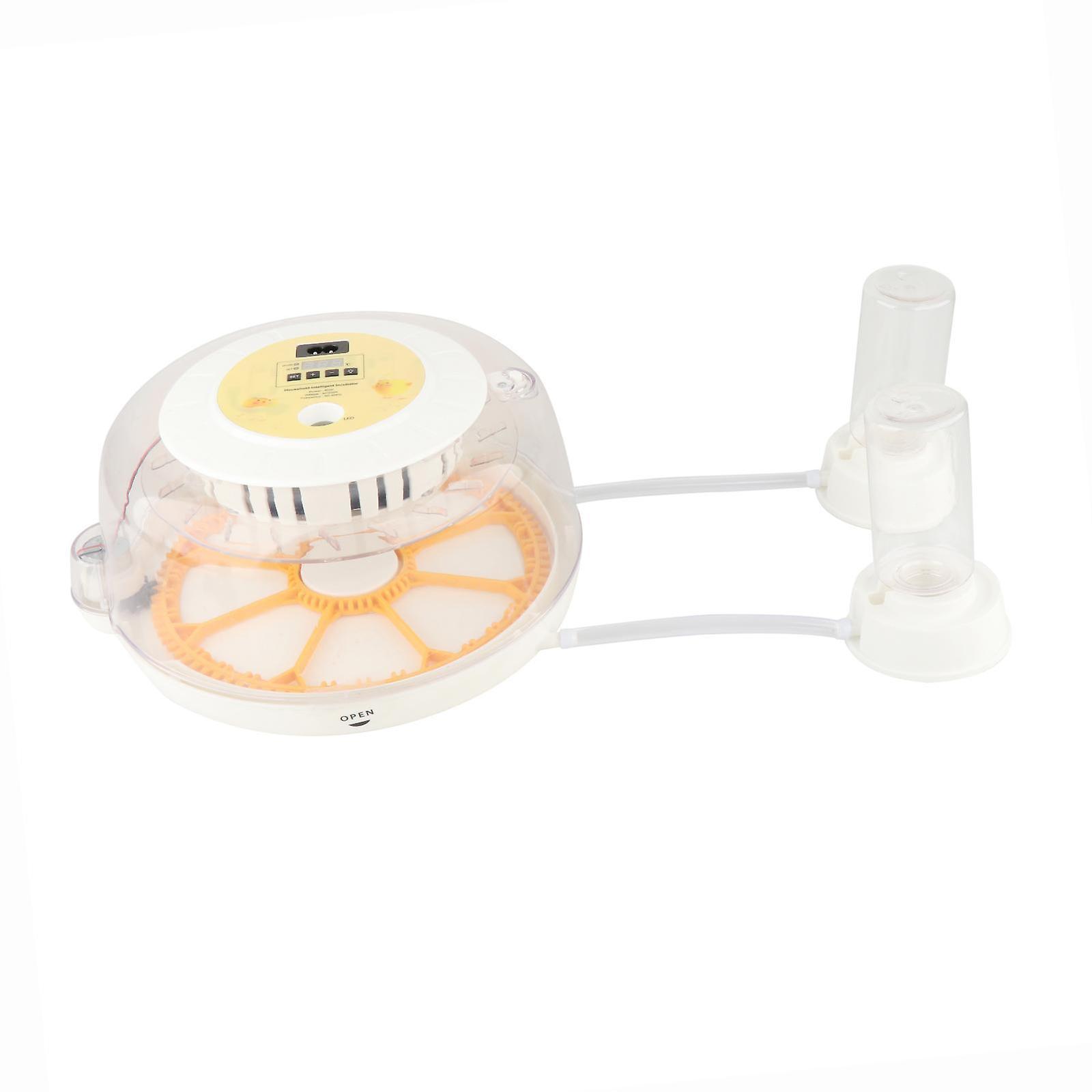 Egg Incubator with Automatic Egg Turner Clear Window Round Digital Incubator Intelligent Egg Hatching Machine for Birds Quail