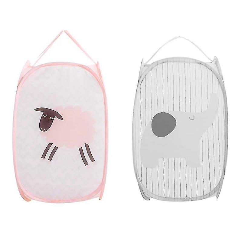 2pcs Dirty Clothes Basket