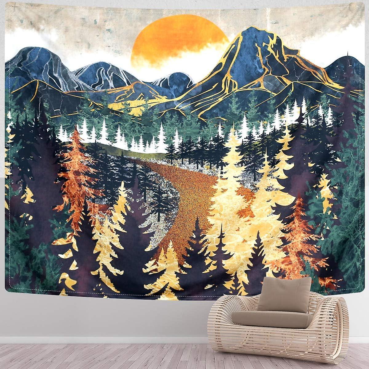 Forest Trees Art Tapestry (51.2 x 59.1 inches)