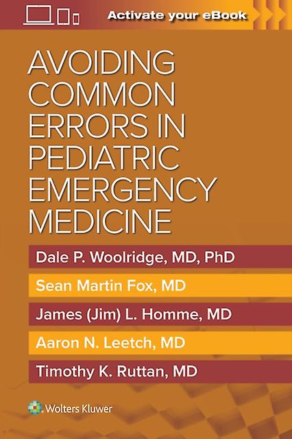 Avoiding Common Errors In Pediatric Emergency Medicine Paperback Book