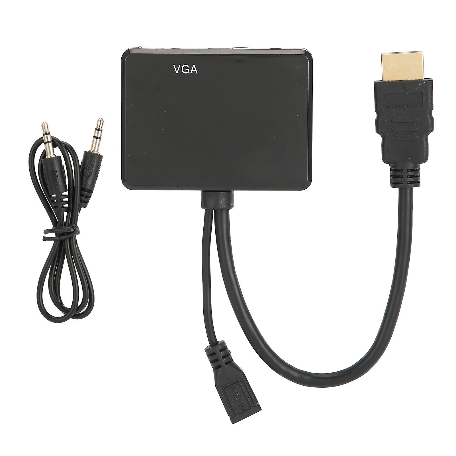 VGA to High Definition Multimedia Interface Converter (Black)