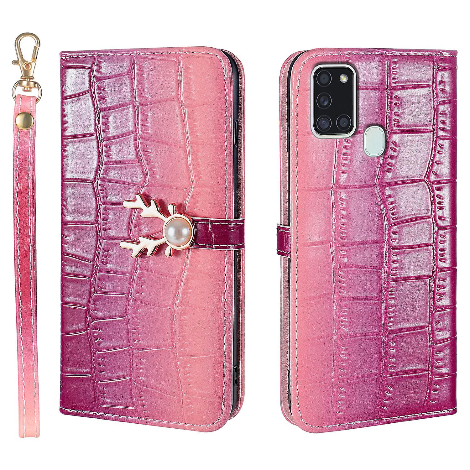 For Samsung Galaxy A21S Phone Case With Strap