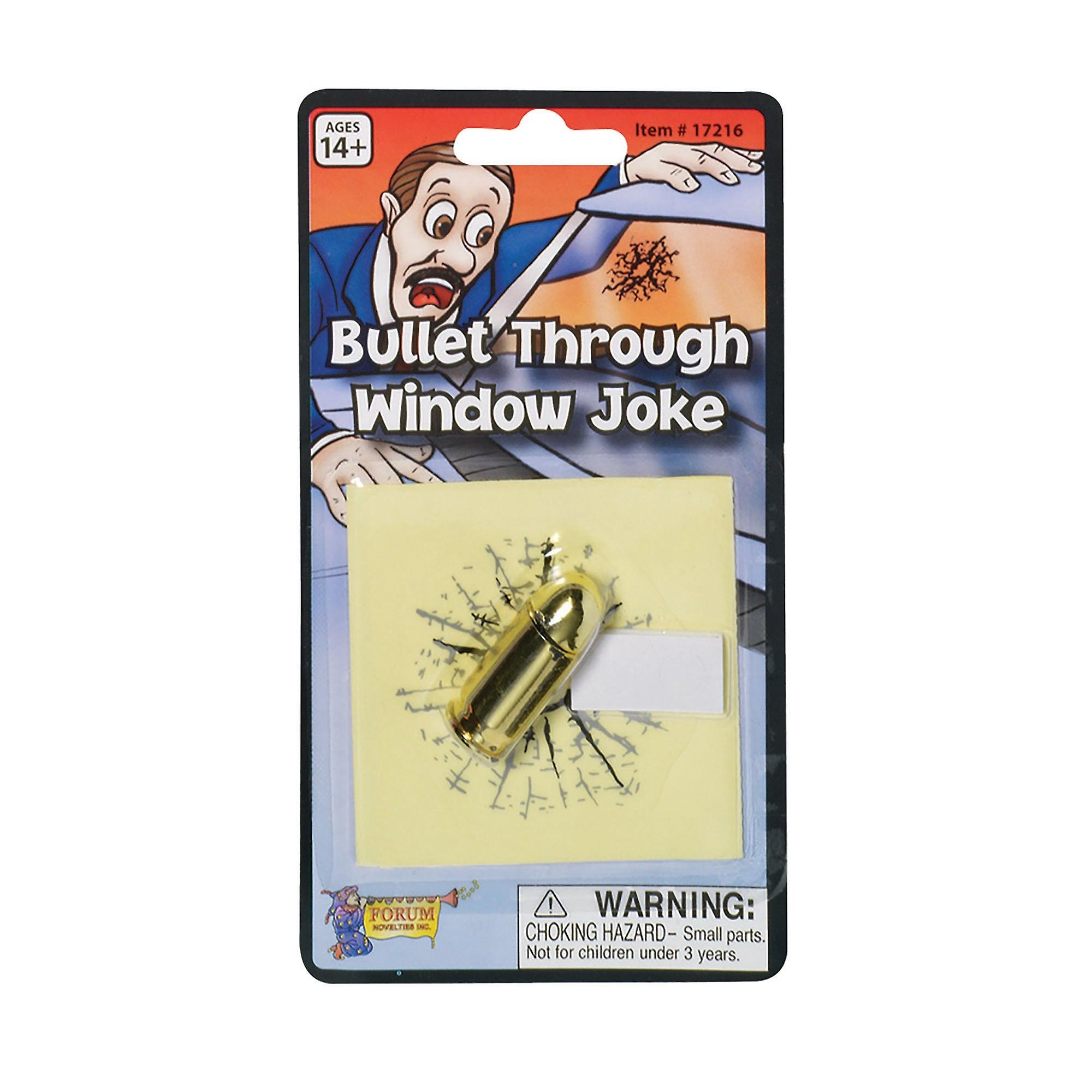 Bullet Through Window Joke X17216