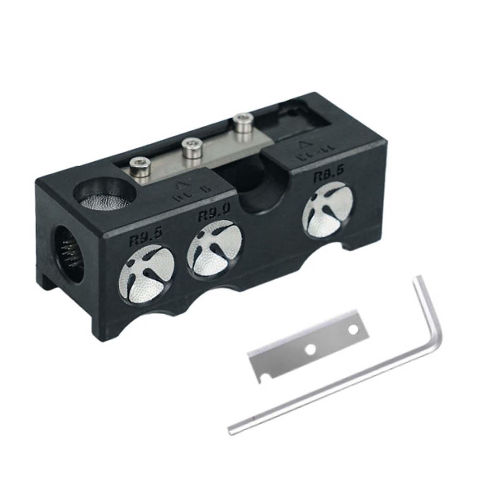 Outil de réparation de pointe de queue de billard Kit de réparation de pointe de billard Entretien de billard Façonneur de pointe de queue de billard durable pratique pour le polissage