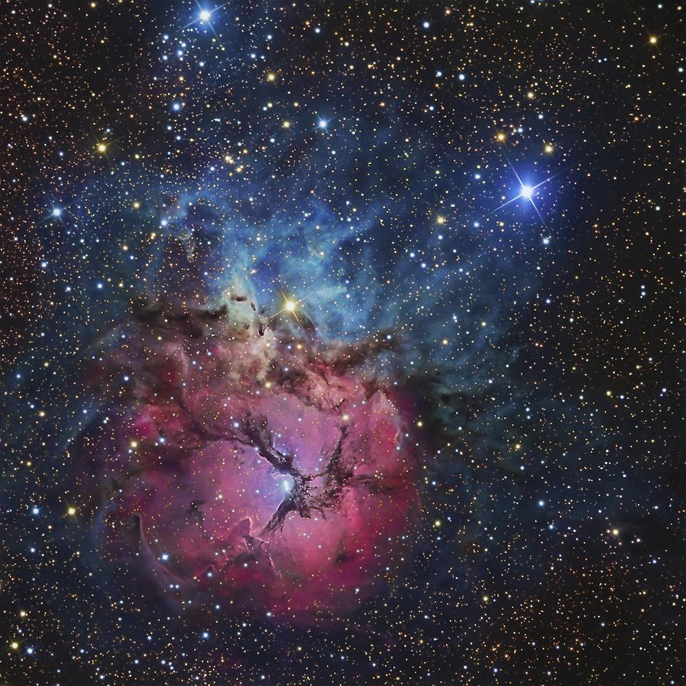 The Trifid Nebula Poster