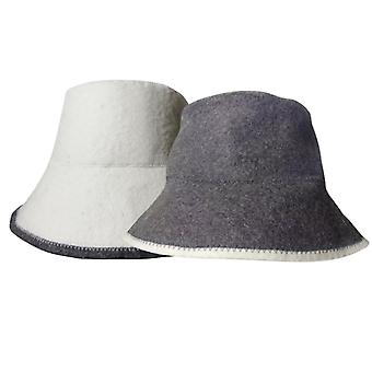 Sombrero de sauna, sombrero de sauna ruso de fieltro, sombrero de baño absorbente de agua, gorro de sauna de pescador reutilizable, sombrero de banya para hombres y mujeres2024 Nueva explosión DG