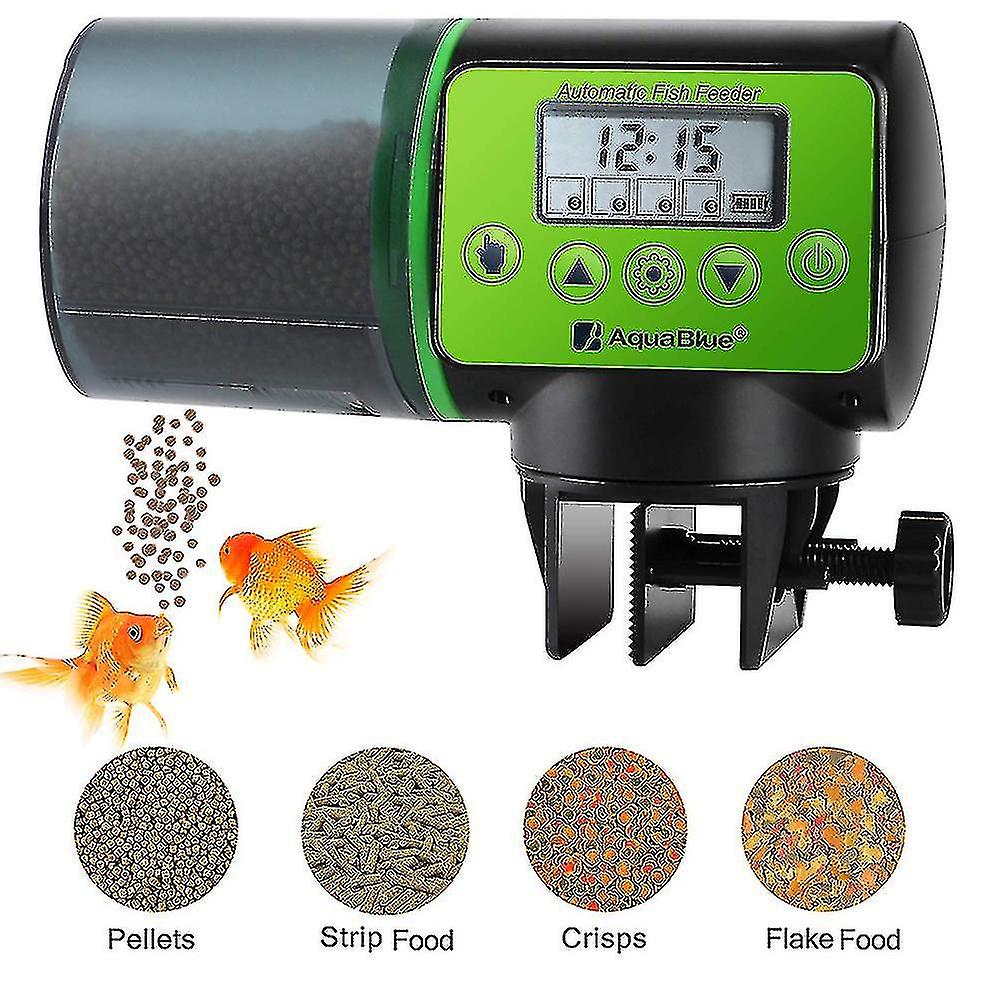 Automatisk Fiskemater Smart Akvarium Mini Digital Timer Dispenser