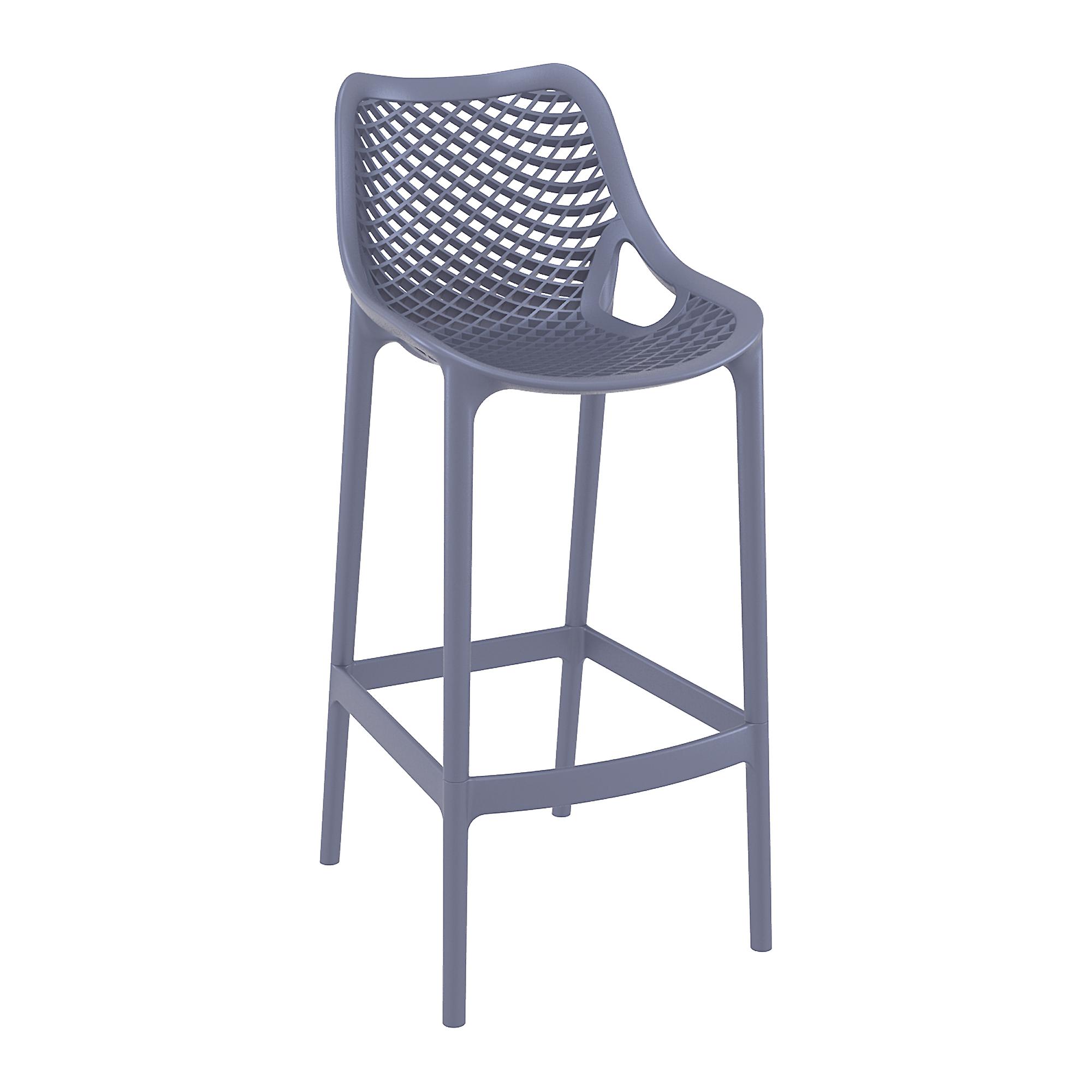 Spyro Kitchen Bar Stool Anthracite Indoor Outdoor Use