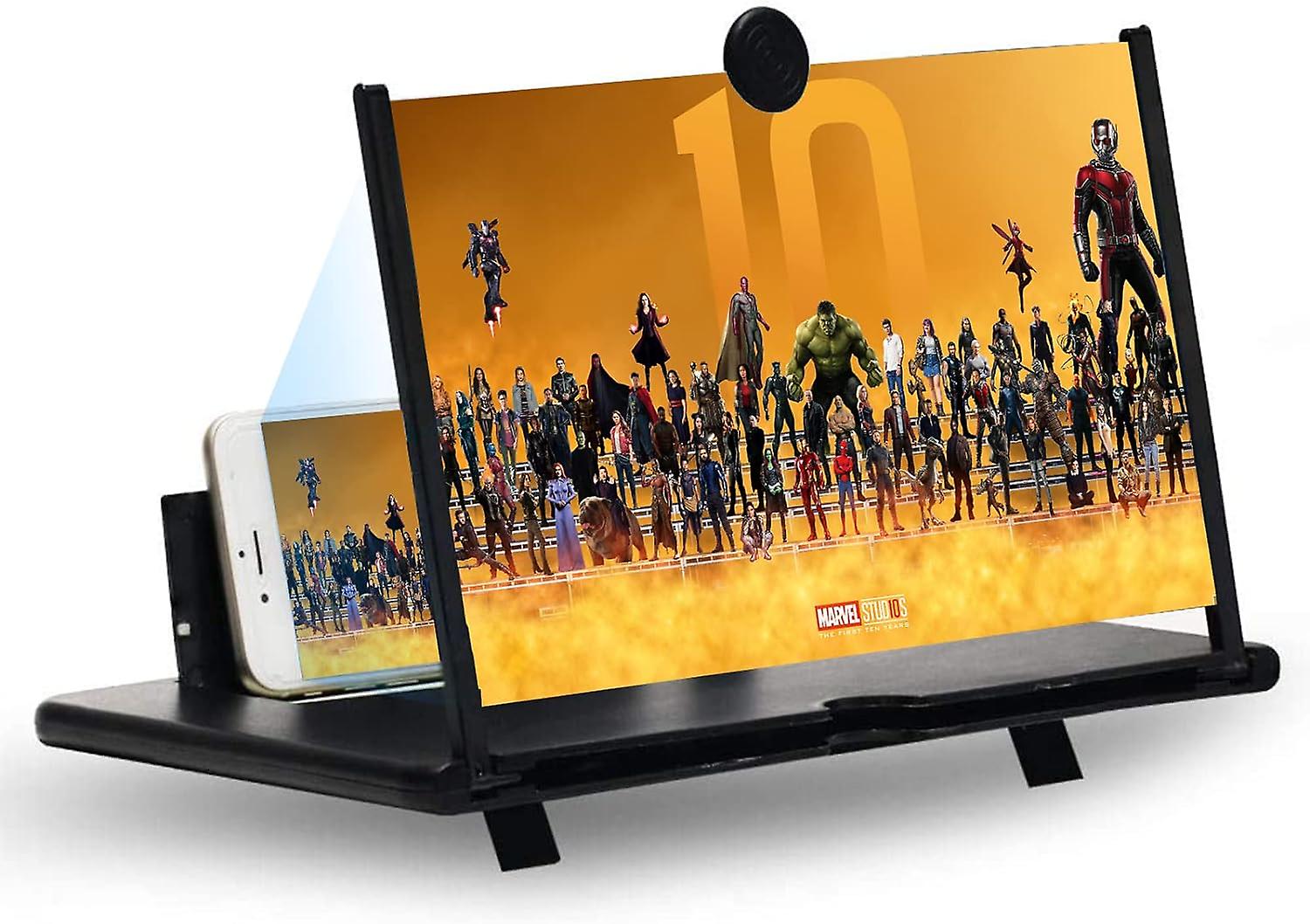 12 Inch Screen Magnifier, 12 Inch Mobile Design Screen, Suitable