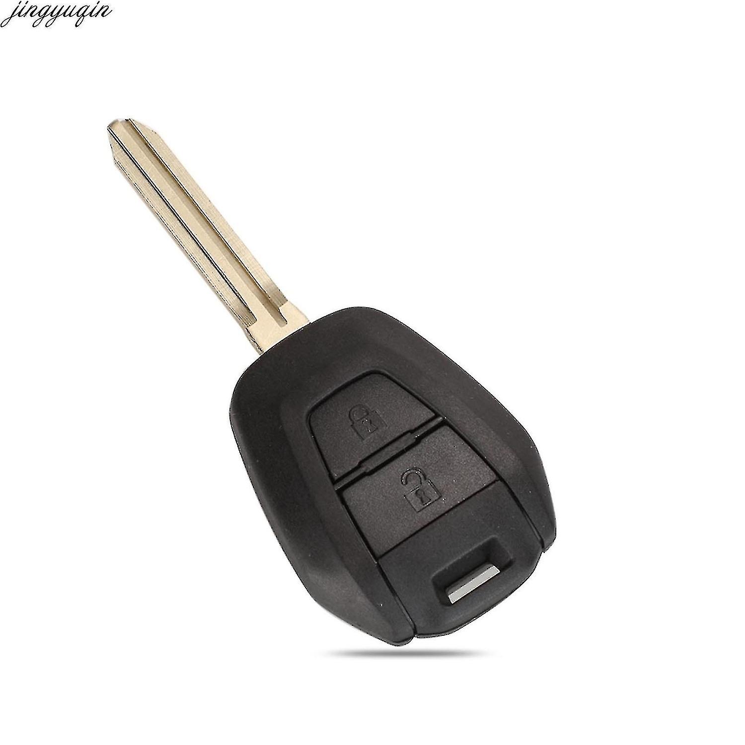 10 PCS 2 Button Ignition Key Case Fits Isuzu D-max Toy43 Blade Key Cover Replacement