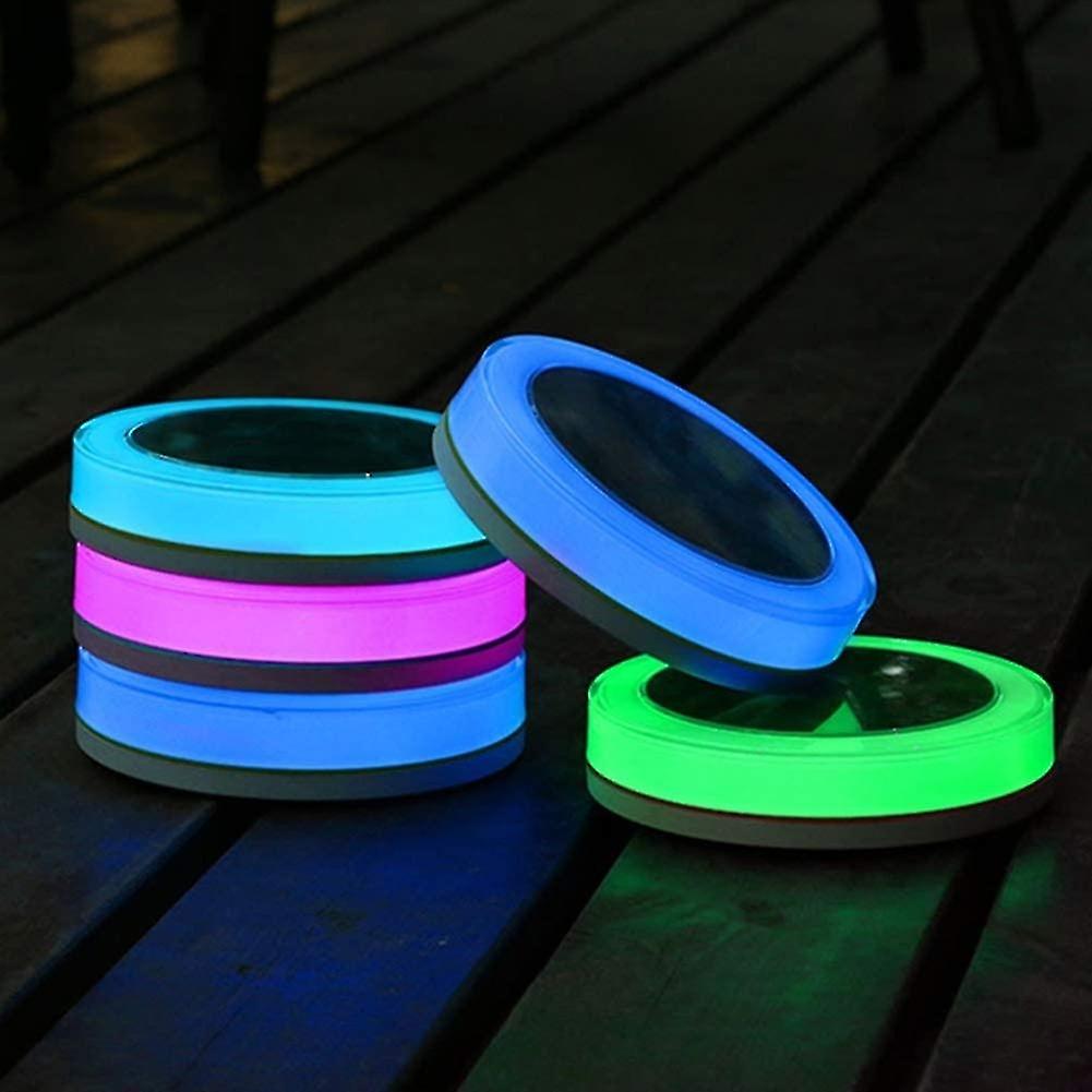 Floating Led Pool Light With Round Solar Energy Color Changing Waterproof Lightweight Remote Control