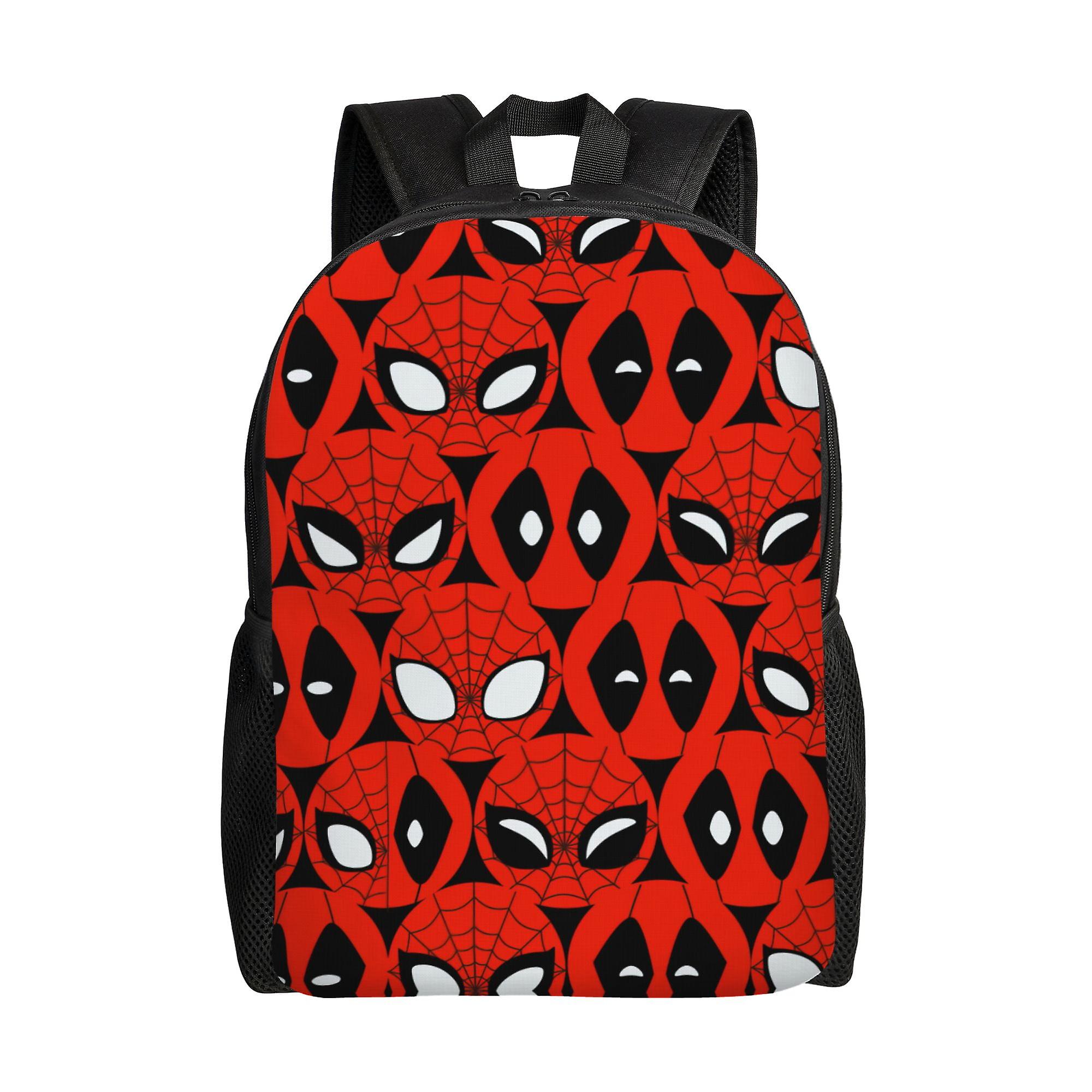 Spider Man Backpack, Adult Kids Simple Lightweight Casual Backpack for Children Student, Travel Backpack Laptop Backpack for College Work Camping