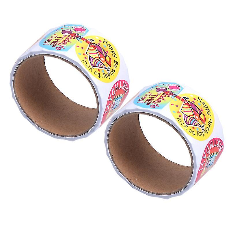 200pcs Birthday Stickers