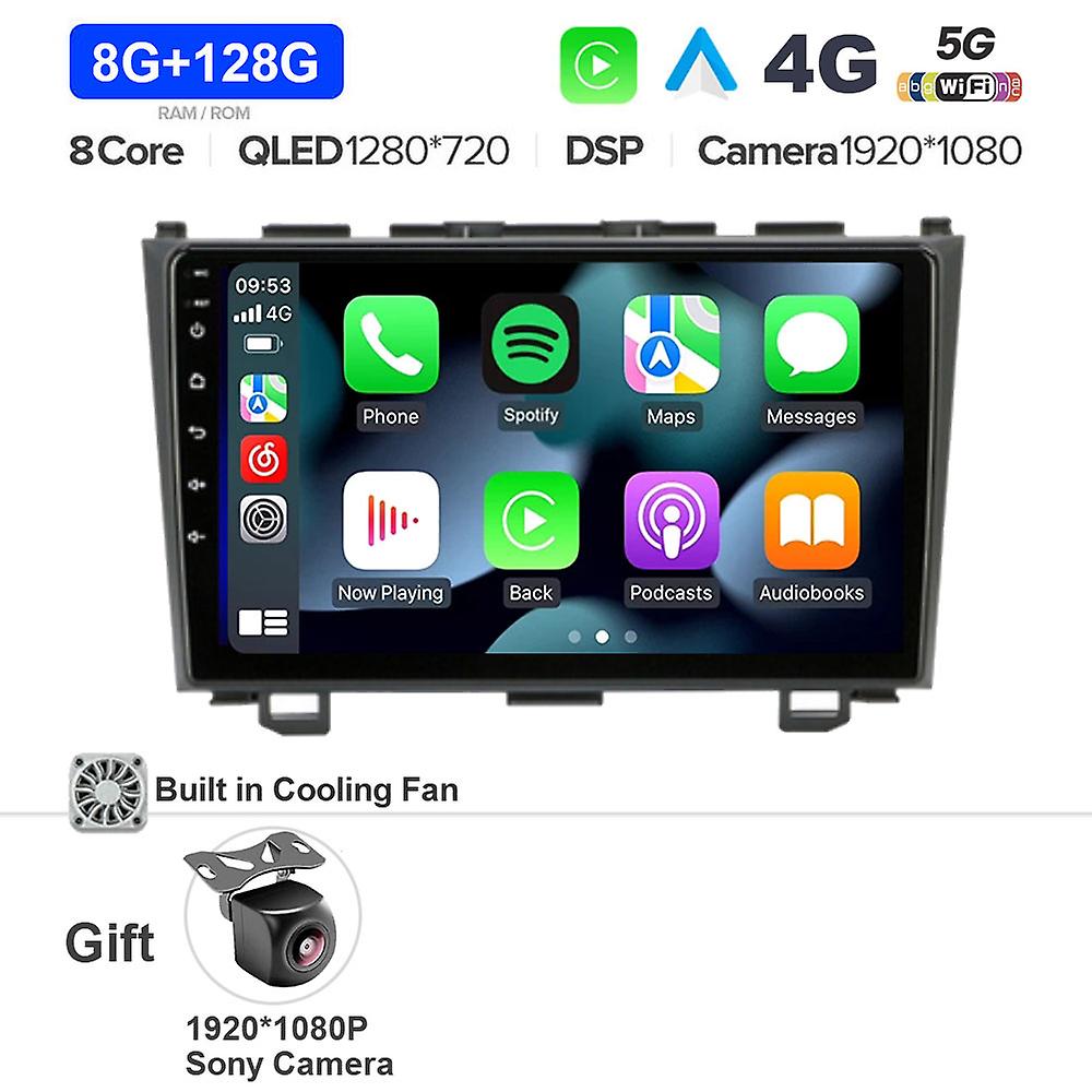 Android 13 Autoradio per Honda Cr-V 3 Re Crv 2007-2011 Multimedia Video Player Navigazione Gps Wireless Carplay Head Unit No Dvd