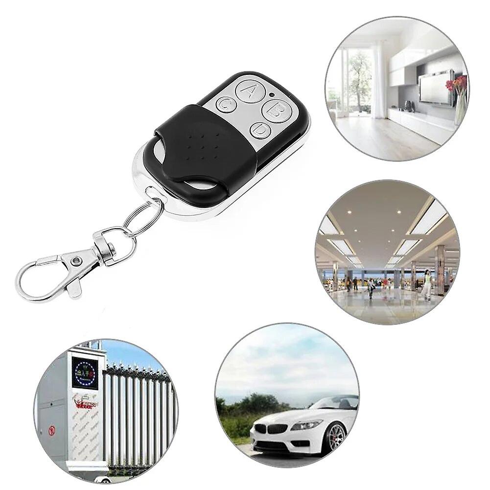 5pcs Fixed Code Remote Control 4 Buttons 433mhz Clone Learning Code Universal Replacement Wireless Portable For Gate Garage