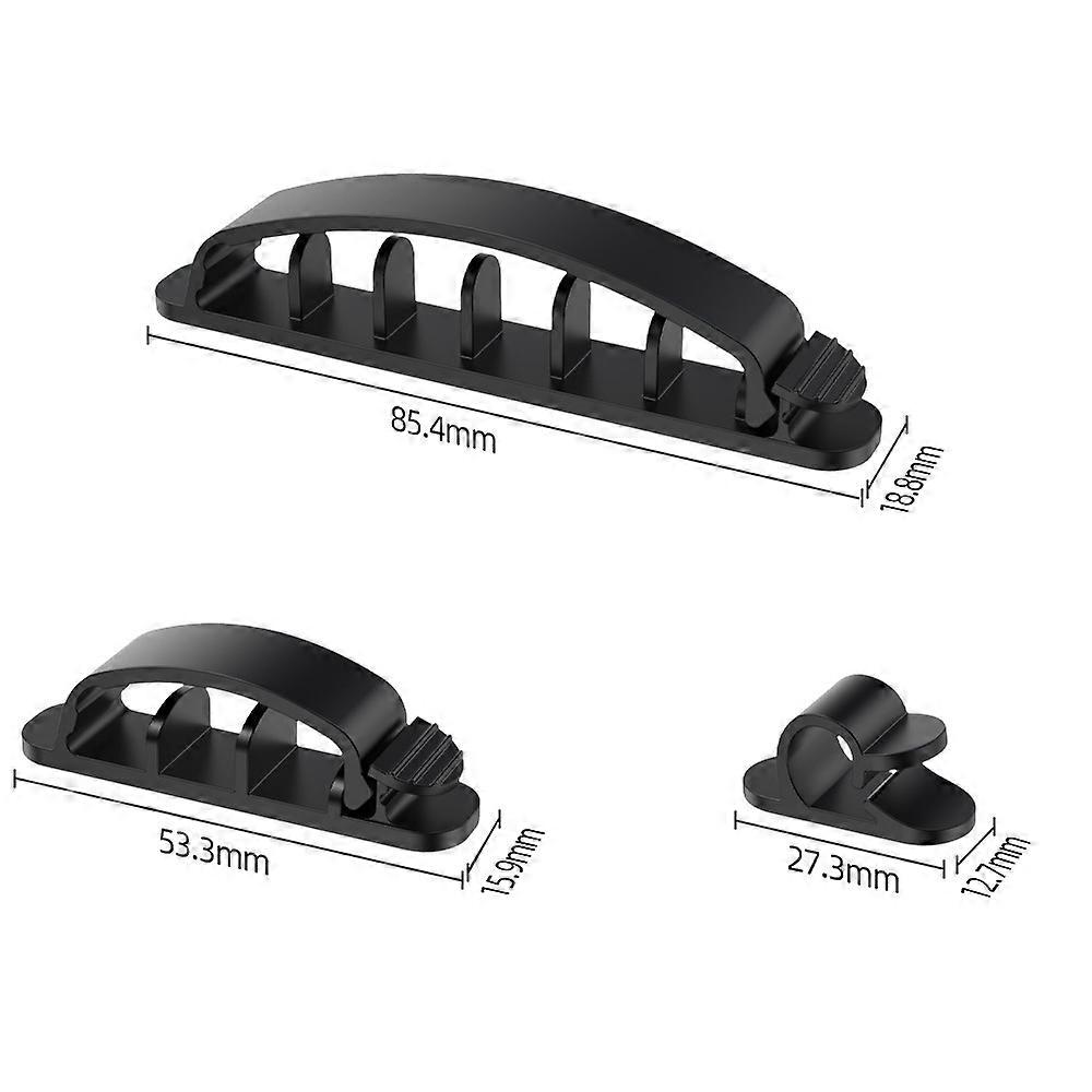 Cable Clips Cord Holders, 10 Pcs Multi-Purpose Cable Management Cord Organizer Set
