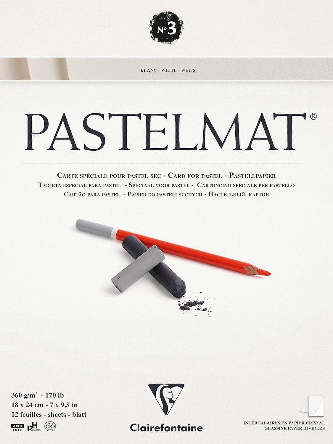 Clairefontaine Pastelmat Pastel Paper Pad, #3, 18 x 24 cm