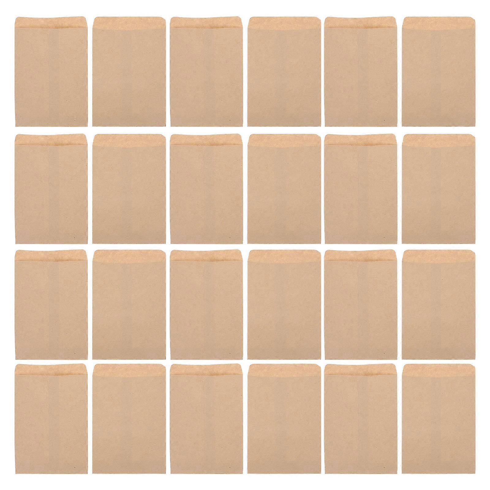 100Pcs Seed Kraft Envelopes Corn Wheat Rice Packaging Storage Bags Seed Storage Packets