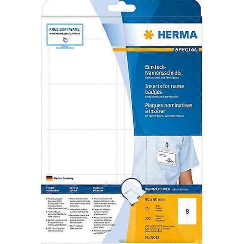 Herma Inserts for Name Badges A4 Premium Quality and Durable Inserts (Set of 25)