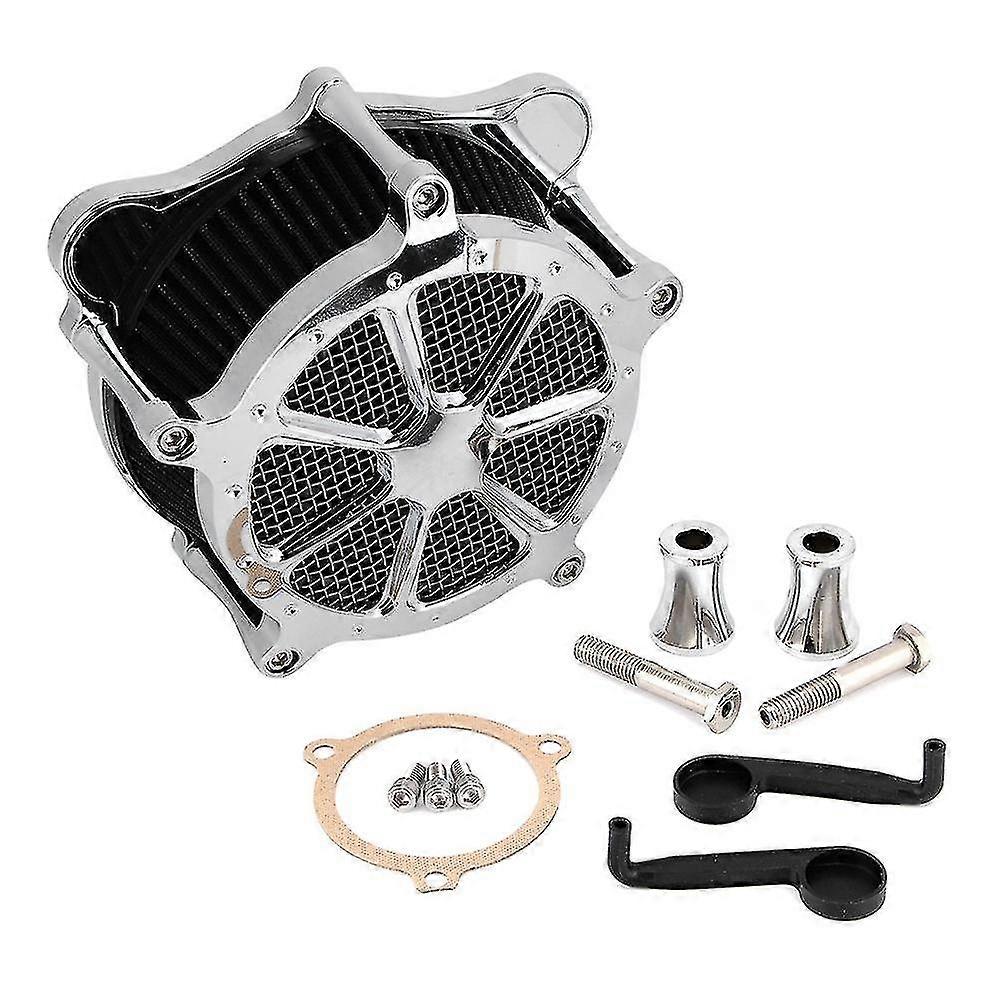 Silver plating air filter motorcycle modified fits for fxdls 2017
