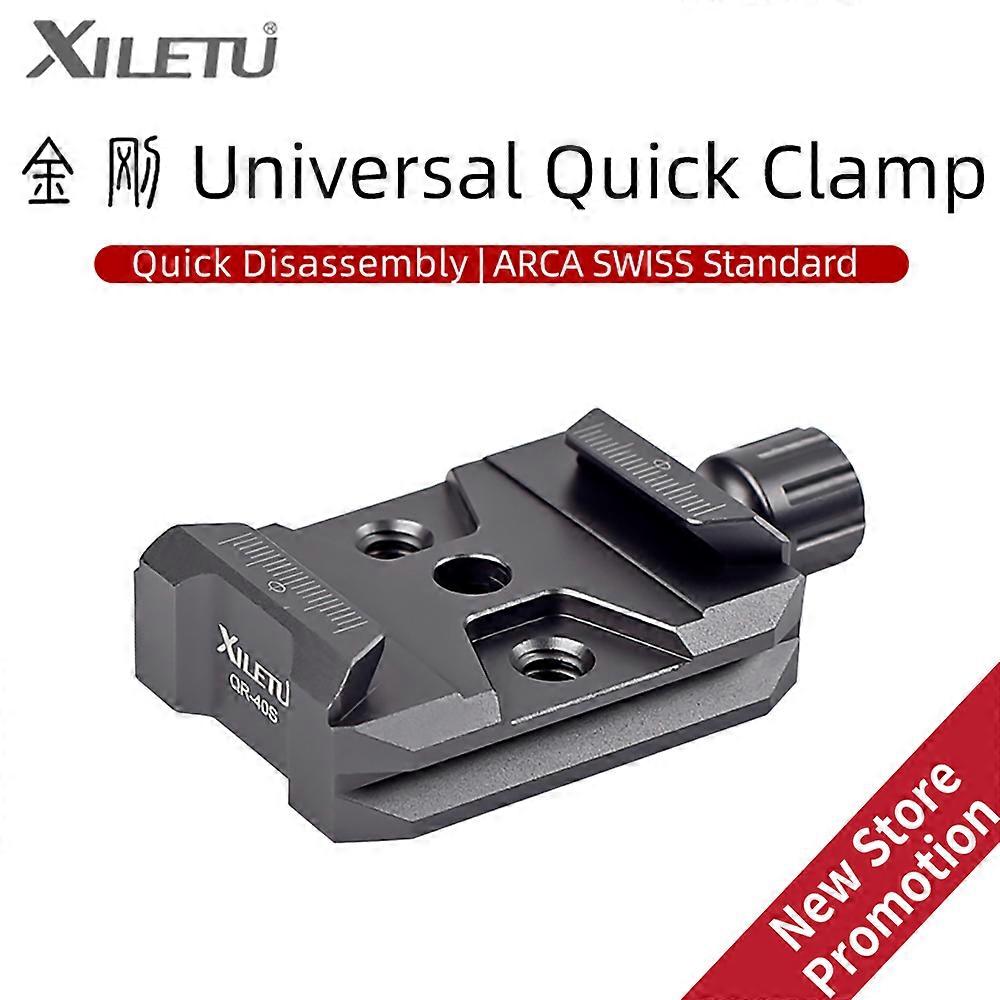 XILETU QR40S ARCA Style Quick Release Clamp for DJI Ronin S, Ronin SC and ZHIYUN Crane Series, Weebill S Gimbals 2506