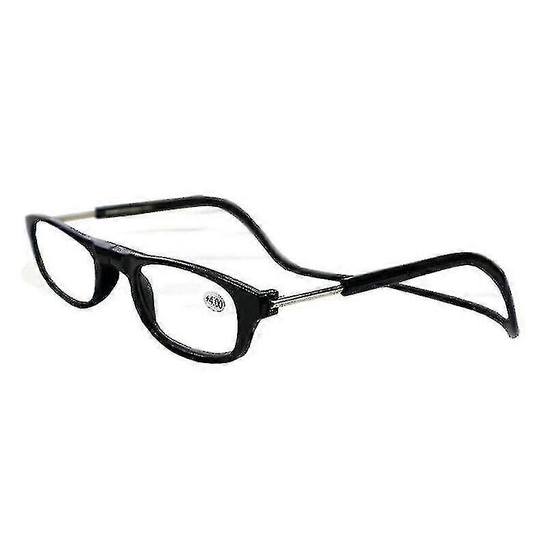 1.0~ 4.0 Hanging Magnetic Reading Eye Glasses Front Snap Click Connect Neck