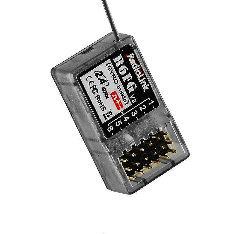 R6FG 2.4Ghz 6CH Gyro RC Receiver for RC4GS RC4G Radiolink Transmitter