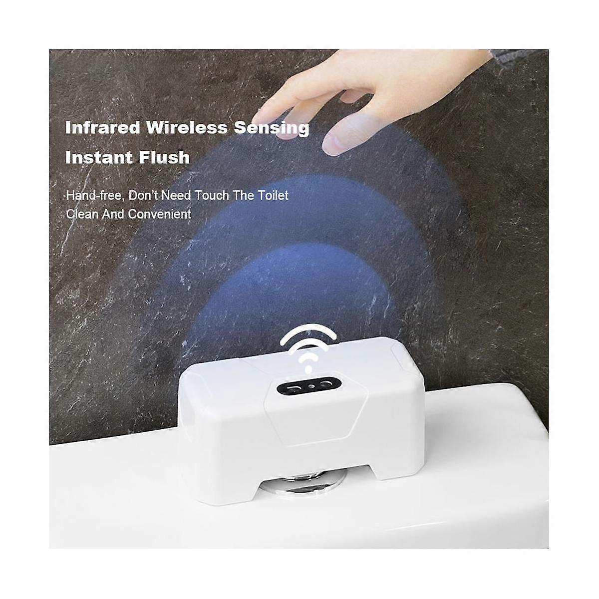 Automatic Toilet Flush Button Toilet Flusher ExternalInfrared Rechargeable Smart Toilet Flushing Sensor