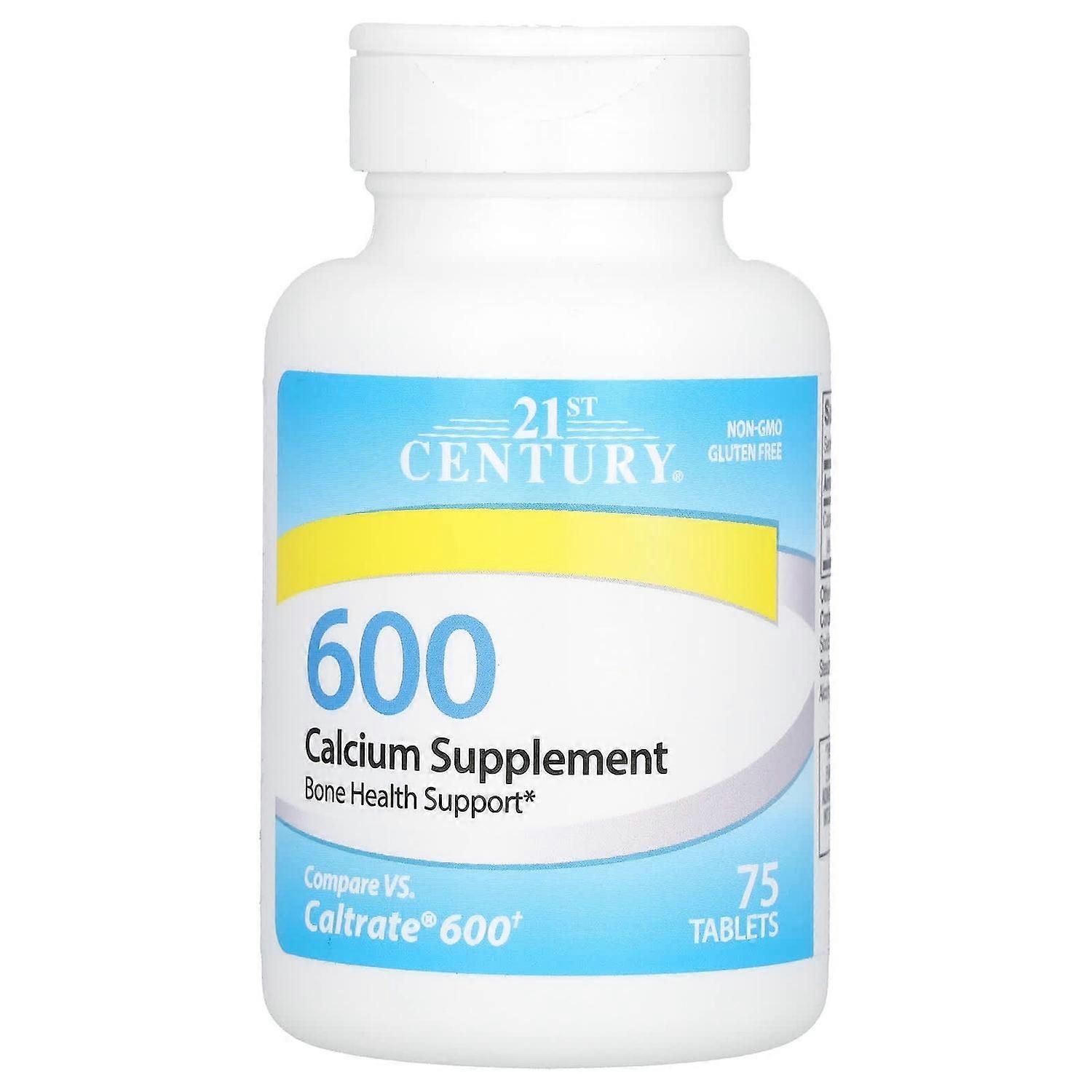 21st Century, Calcium Supplement 600, 75 Tablets