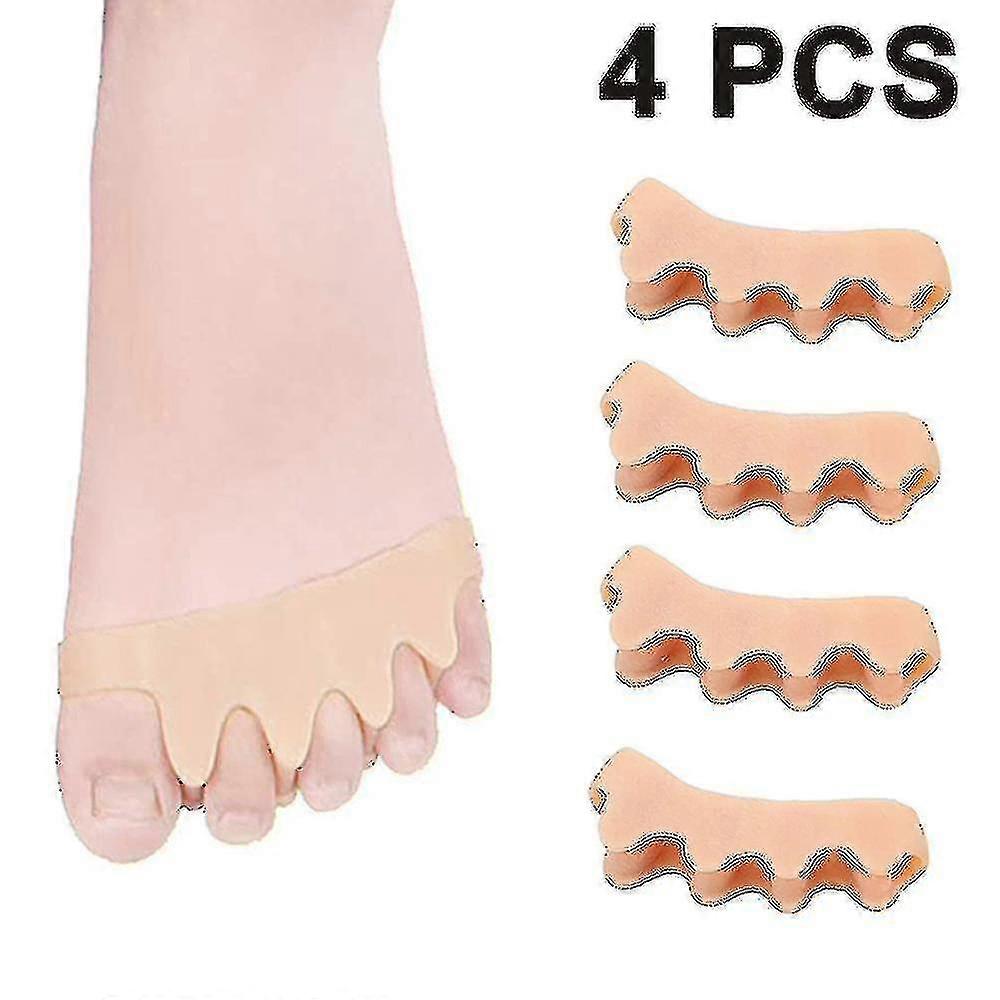 4pcs Toe Separators Toe Straightener Universal Size