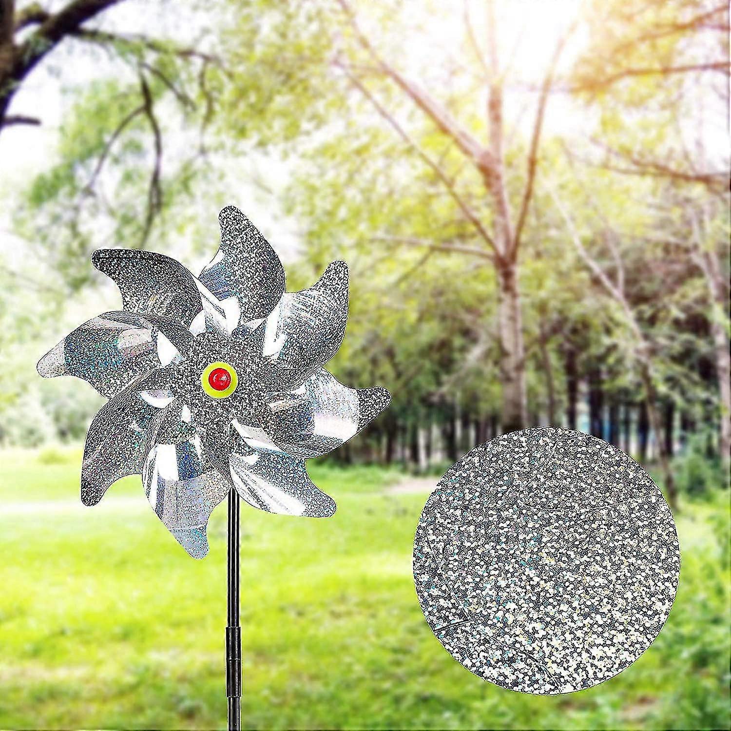 10 Pcs Windmill Reflector Bird Repellent, Bird Repellent Reflective