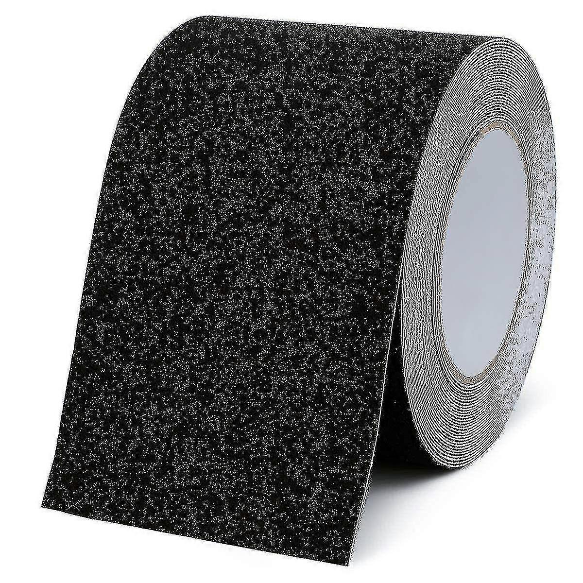 شريط مضاد للانزلاق، شريط مضاد للانزلاق مقاوم للماء بطول 10 سم × 10 م، شريط احتكاك من أكسيد الألومنيوم المصقول، مضاد للسقوط