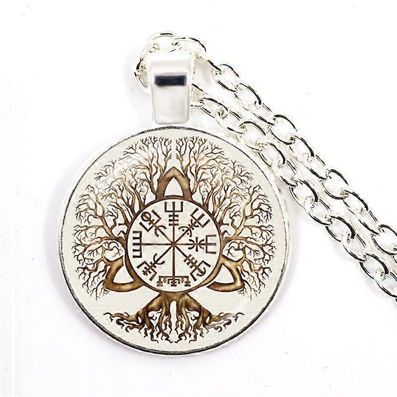 Vegvisir Viking Compass Collier Guerrier Symbole Rune Amulette