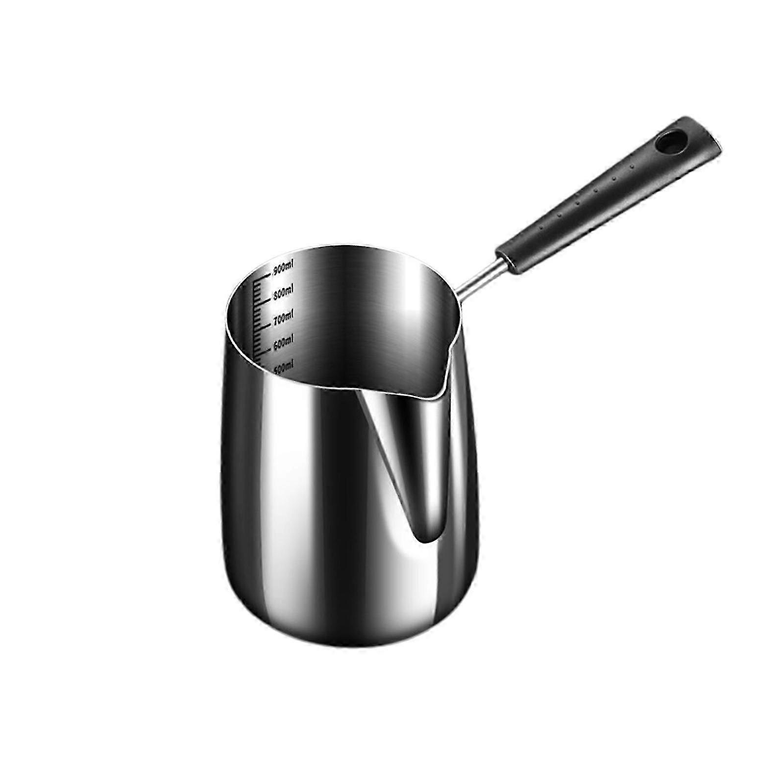 Small Butter Chocolate Melting Pot Saucepan with Pour Spout Kitchen Cookware-Good
