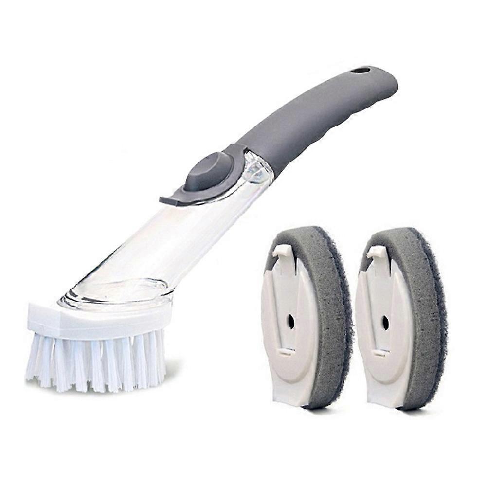 1 Set Cleaning Brush Tools with Long Handle Sponge Head for Kitchen