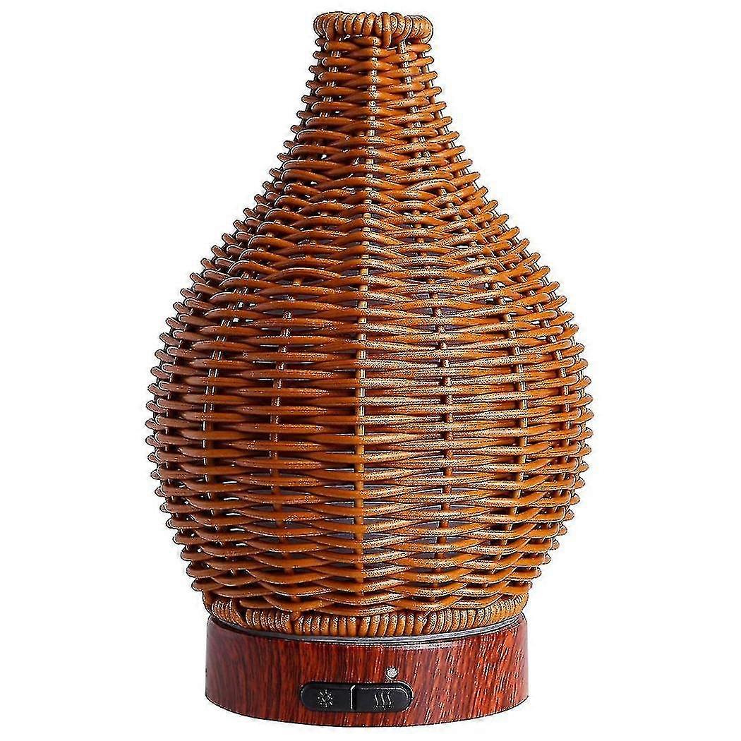 Essential Oil Diffuser, Rattan Ultrasonic Diffuser 100ml Cool Eu Plug